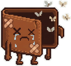 Error - defeated wallet icon